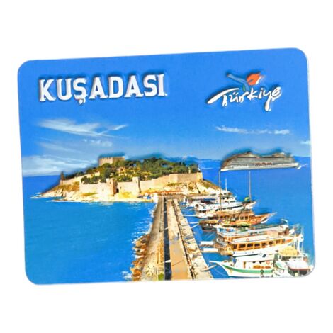 Toptan Kuşadası Temalı Kabartma Pvc Magnet 70*90 Mm - 8