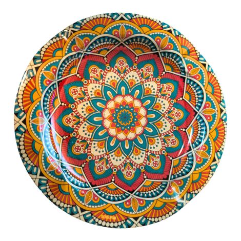 Toptan Mandala Temalı Metal Küllük 115mm - 6