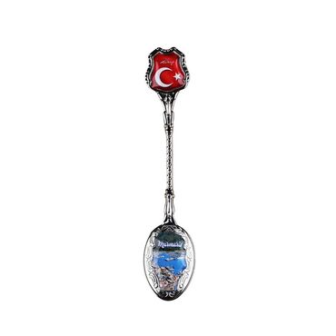 Toptan Marmaris Temalı Myros Metal Çay Kaşik 25*130 Mm - 10