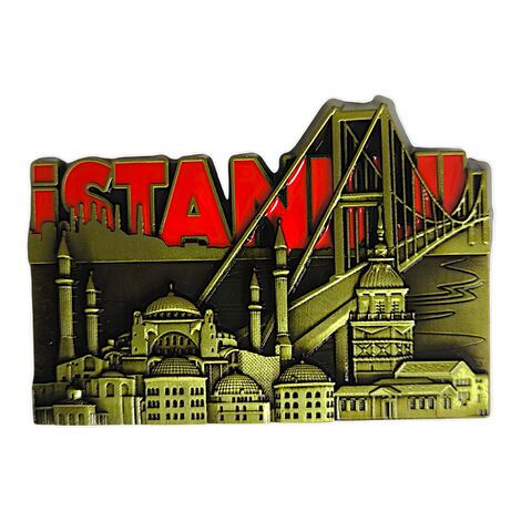 Toptan Metal İstanbul Magnet - 4