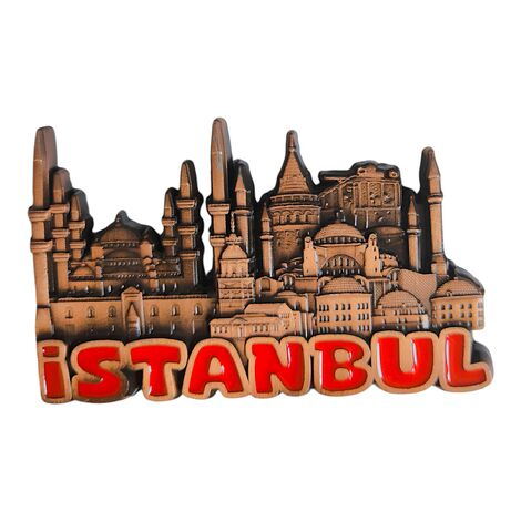 Toptan Metal İstanbul Magnet - 8