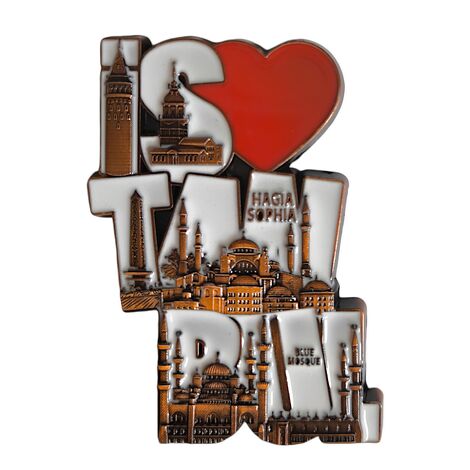 Toptan Metal İstanbul Magnet - 9