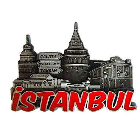 Toptan Metal İstanbul Magnet - 12