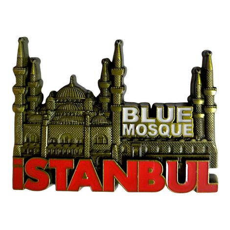 Toptan Metal İstanbul Magnet - 13