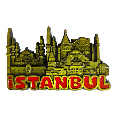 Toptan Metal İstanbul Magnet - 19