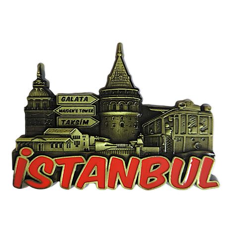 Toptan Metal İstanbul Magnet - 20