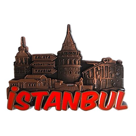 Toptan Metal İstanbul Magnet - 24