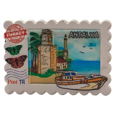 Toptan Myros Antalya Temalı Yöresel Polyester Magnet - 3