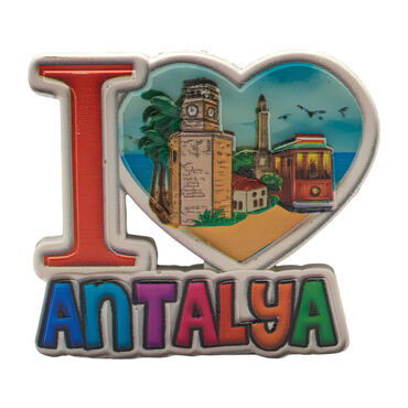 Toptan Myros Antalya Temalı Yöresel Polyester Magnet - 6