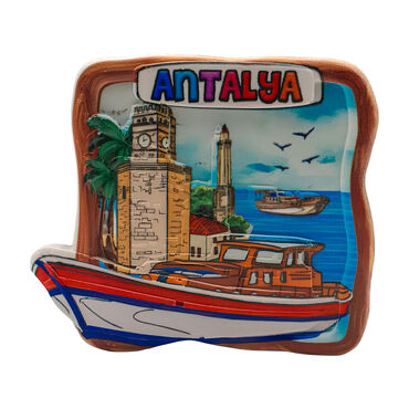 Toptan Myros Antalya Temalı Yöresel Polyester Magnet - 7