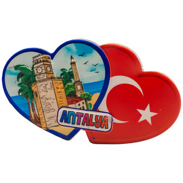 Toptan Myros Antalya Temalı Yöresel Polyester Magnet - 8