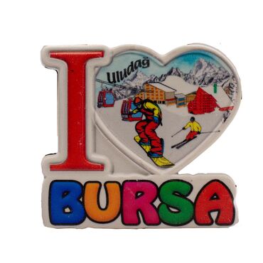 Toptan Myros Bursa Temalı Yöresel Polyester Magnet - 11