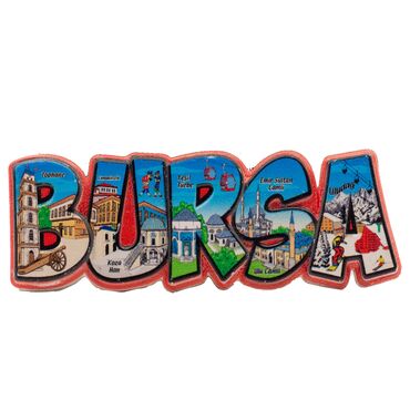 Toptan Myros Bursa Temalı Yöresel Polyester Magnet - 13