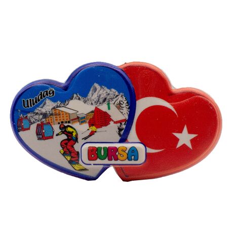 Toptan Myros Bursa Temalı Yöresel Polyester Magnet - 14