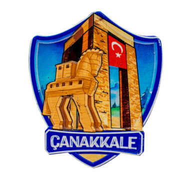 Toptan Myros Çanakkale Temalı Yöresel Polyester Magnet - 4