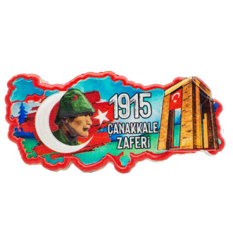 Toptan Myros Çanakkale Temalı Yöresel Polyester Magnet - 8