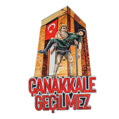 Toptan Myros Çanakkale Temalı Yöresel Polyester Magnet - 9