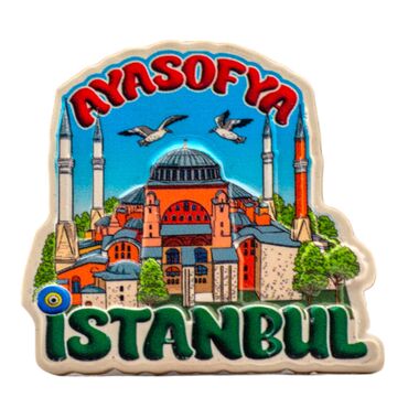 Toptan Myros İstanbul Temalı Yöresel Polyester Magnet - 4