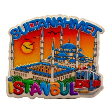 Toptan Myros İstanbul Temalı Yöresel Polyester Magnet - 6