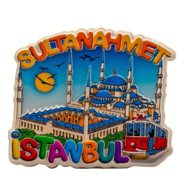 Toptan Myros İstanbul Temalı Yöresel Polyester Magnet - 7