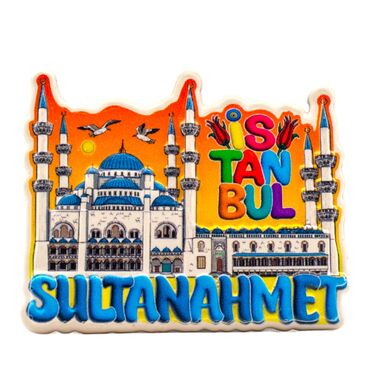 Toptan Myros İstanbul Temalı Yöresel Polyester Magnet - 9