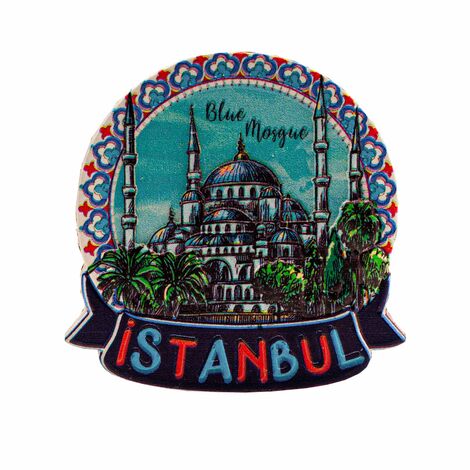 Toptan Myros İstanbul Temalı Yöresel Polyester Magnet - 10