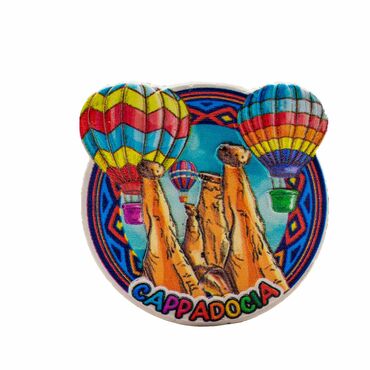 Toptan Myros Kapadokya Temalı Yöresel Polyester Magnet - 8