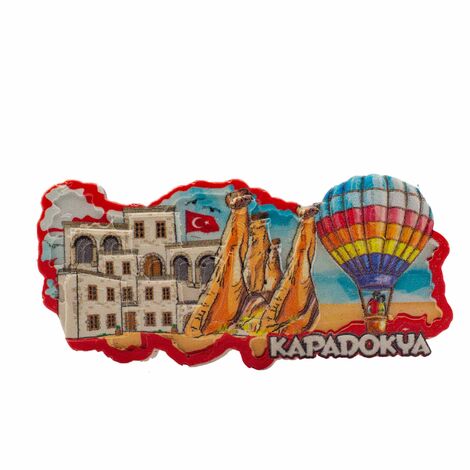 Toptan Myros Kapadokya Temalı Yöresel Polyester Magnet - 11