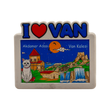 Toptan Myros Van Temalı Yöresel Polyester Magnet - 4