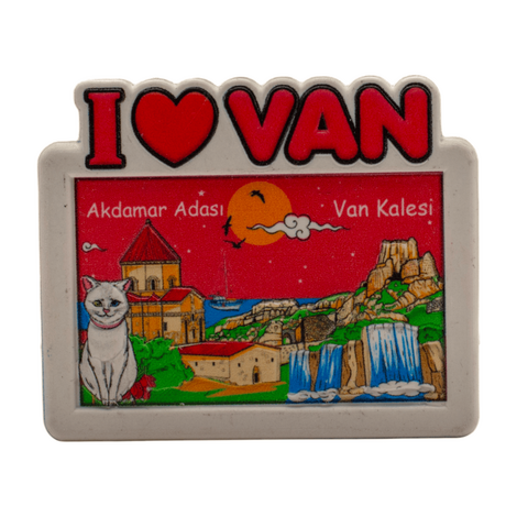 Toptan Myros Van Temalı Yöresel Polyester Magnet - 7