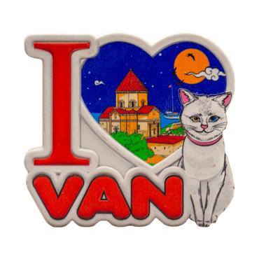 Toptan Myros Van Temalı Yöresel Polyester Magnet - 10