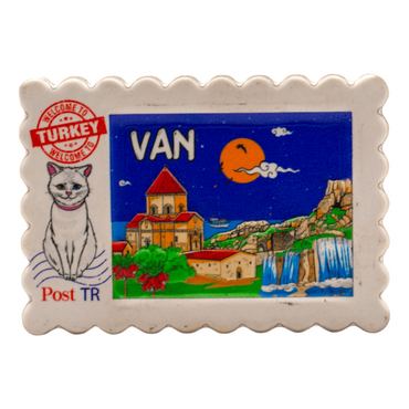 Toptan Myros Van Temalı Yöresel Polyester Magnet - 11