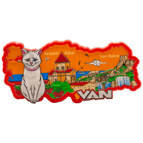 Toptan Myros Van Temalı Yöresel Polyester Magnet - 12