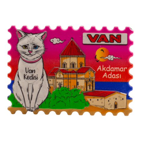 Toptan Myros Van Temalı Yöresel Polyester Magnet - 13