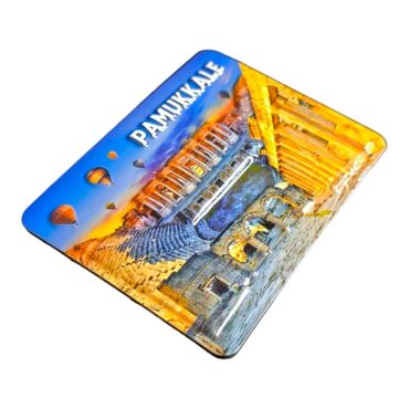 Toptan Pamukkale Temalı Kabartma Pvc Magnet 70*90 Mm - 8