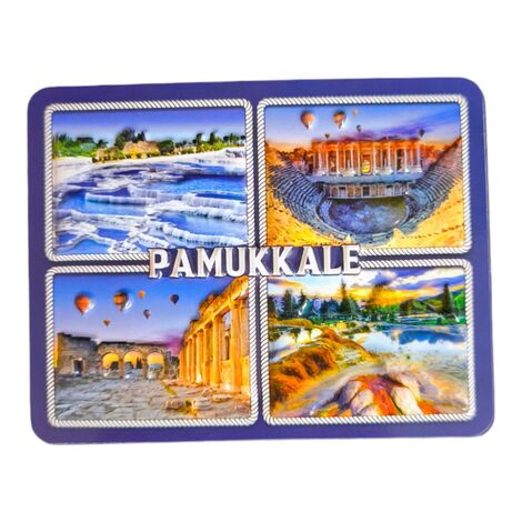 Toptan Pamukkale Temalı Kabartma Pvc Magnet 70*90 Mm - 3