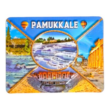 Toptan Pamukkale Temalı Kabartma Pvc Magnet 70*90 Mm - 4