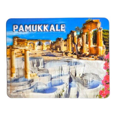 Toptan Pamukkale Temalı Kabartma Pvc Magnet 70*90 Mm - 5