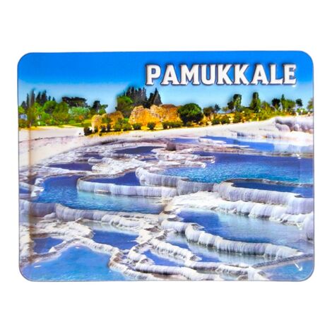 Toptan Pamukkale Temalı Kabartma Pvc Magnet 70*90 Mm - 6