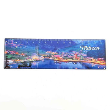 Toptan Trabzon Temalı Myros Cetvel Magnet 165x50 mm - 3