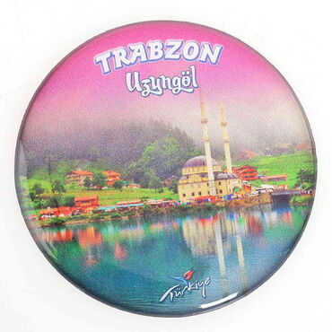 Toptan Trabzon Temalı Myros Yuvarlak Magnet 67 mm - 4