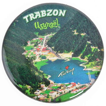 Toptan Trabzon Temalı Myros Yuvarlak Magnet 67 mm - 6