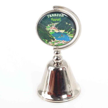 Trabzon Themed Collectible Souvenir Metal Bell 44x90 mm - 4