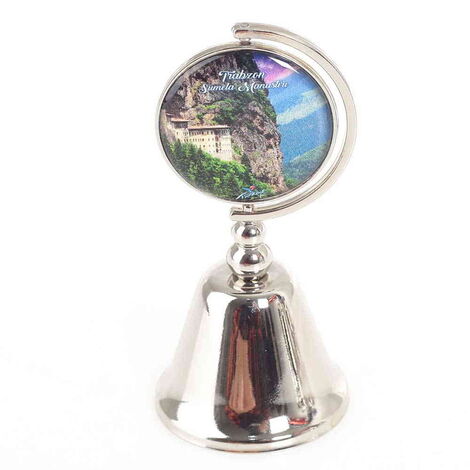 Trabzon Themed Collectible Souvenir Metal Bell 44x90 mm - 5