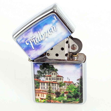 Trabzon Themed Custom Printed Metal Gasoline Lighter - 2