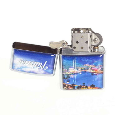 Trabzon Themed Custom Printed Metal Gasoline Lighter - 3