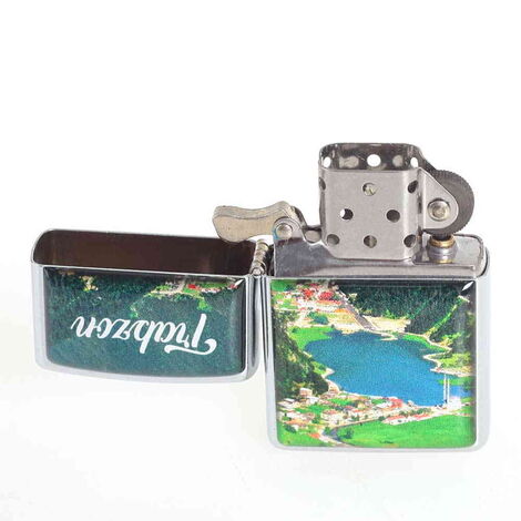 Trabzon Themed Custom Printed Metal Gasoline Lighter - 5