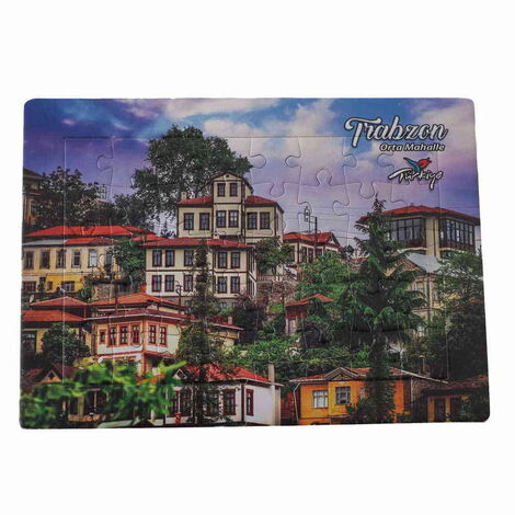 Trabzon Themed Customised Paper Jigsaw Puzzle 270x400 mm - 3