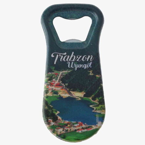 Trabzon Themed Customised Uv Printed Plastic Base Plastic Base Bottle Opener 95x43 mm - 4