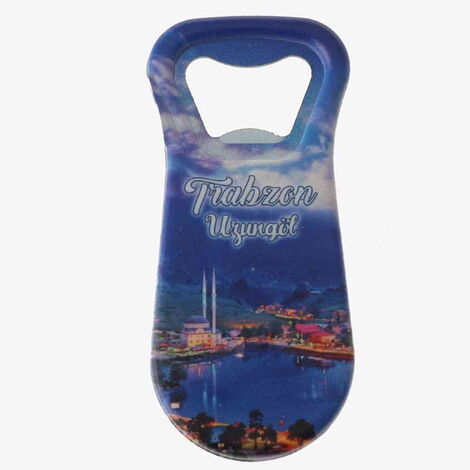 Trabzon Themed Customised Uv Printed Plastic Base Plastic Base Bottle Opener 95x43 mm - 5